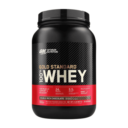 Optimum Nutrition Gold Standard 100% Whey Protein, Double Rich Chocolate (2 lbs)