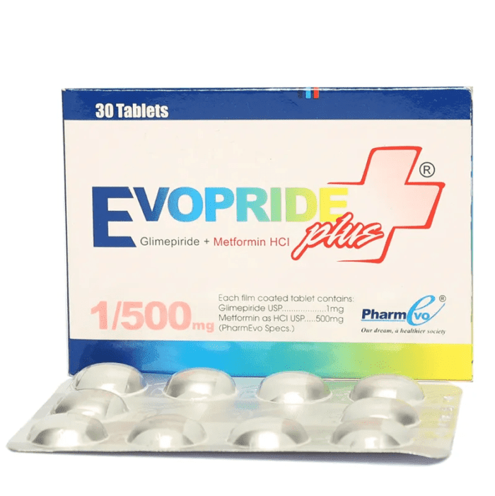 Evopride Plus 1/500mg