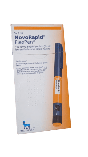 NovoRapid Flexpen 100 U/ml 5x3ml
